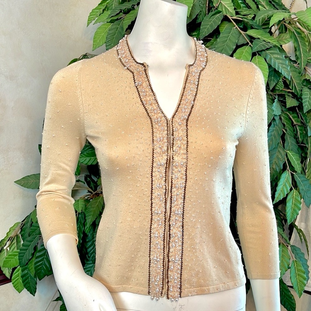 THE LIMITED BEAD EMBELLISHED SWEATER